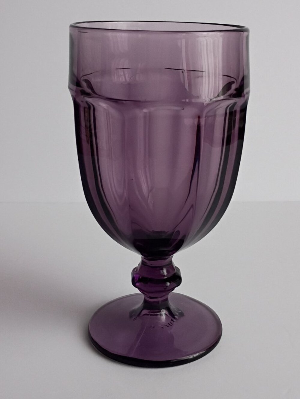 Libbey Amethyst Iced Tea Water Goblet Glass